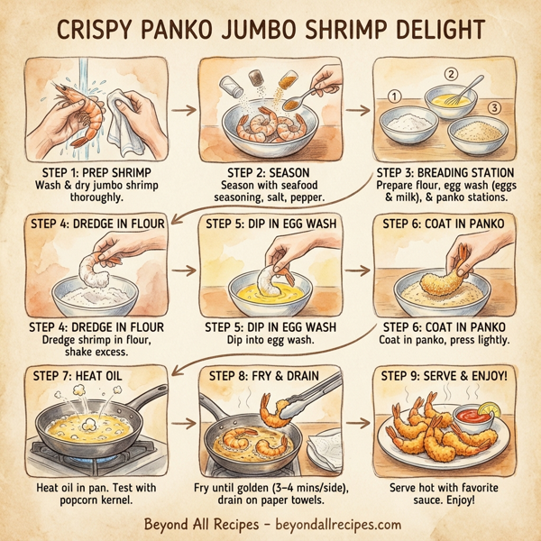 Crispy Panko Jumbo Shrimp Delight instructions