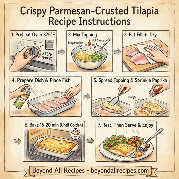 Crispy Parmesan-Crusted Tilapia instructions