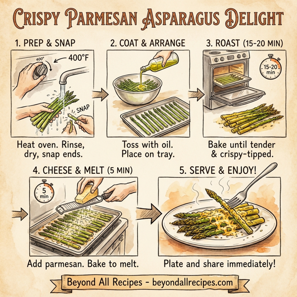 Crispy Parmesan Asparagus Delight instructions