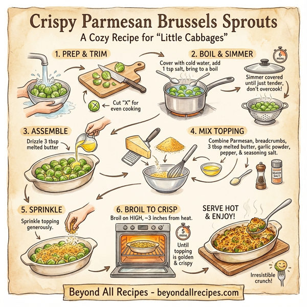 Crispy Parmesan Brussels Sprouts instructions