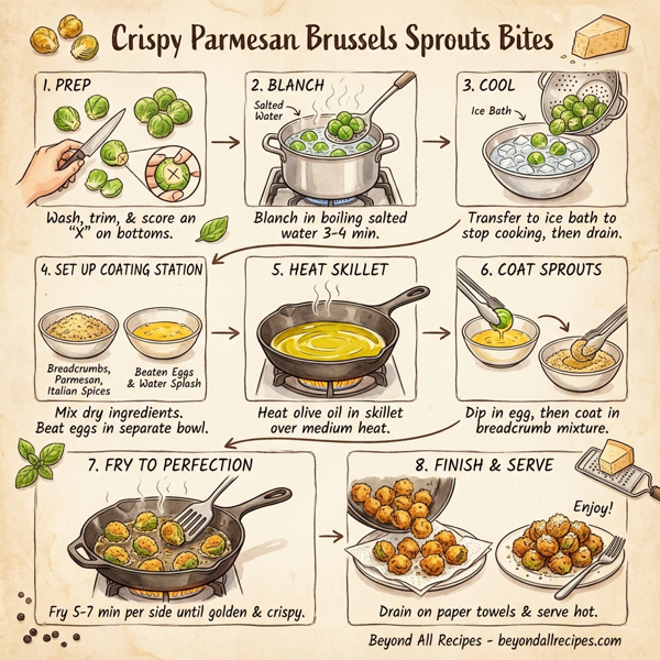 Crispy Parmesan Brussels Sprouts Bites instructions