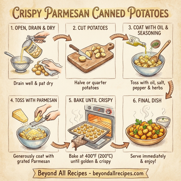 Crispy Parmesan Canned Potatoes instructions