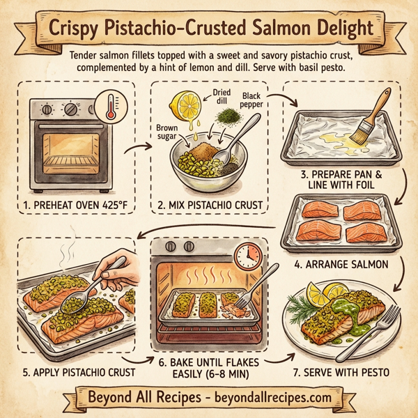 Crispy Pistachio-Crusted Salmon Delight instructions