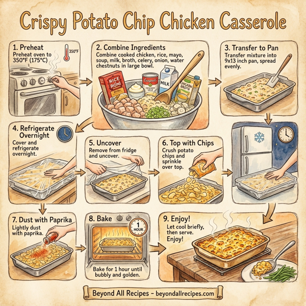 Crispy Potato Chip Chicken Casserole instructions