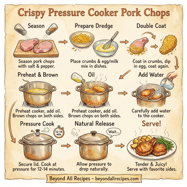 Crispy Pressure Cooker Pork Chops instructions