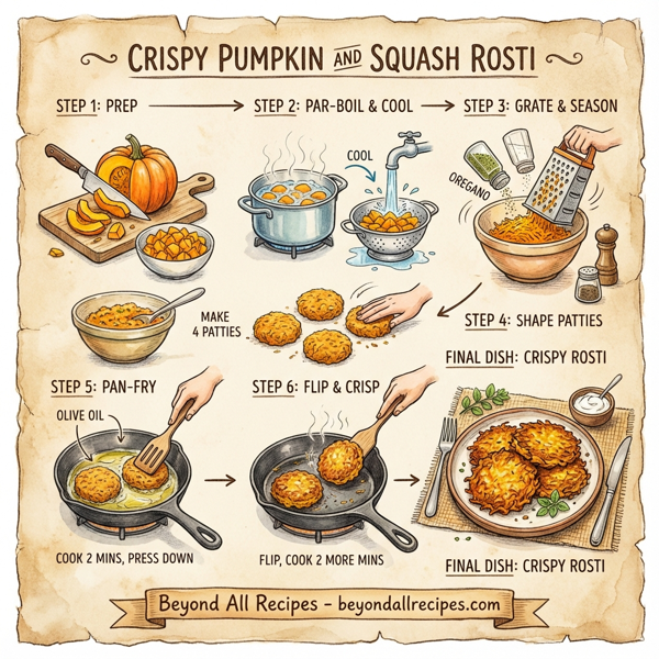 Crispy Pumpkin and Squash Rosti instructions