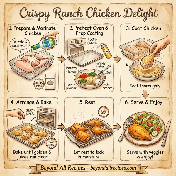 Crispy Ranch Chicken Delight instructions