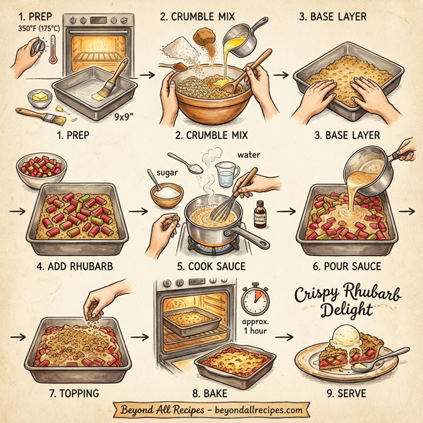 Crispy Rhubarb Delight instructions