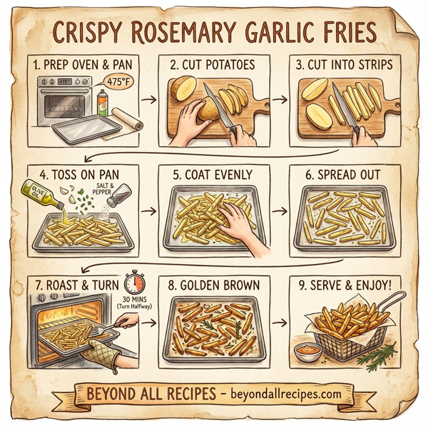 Crispy Rosemary Garlic Fries instructions