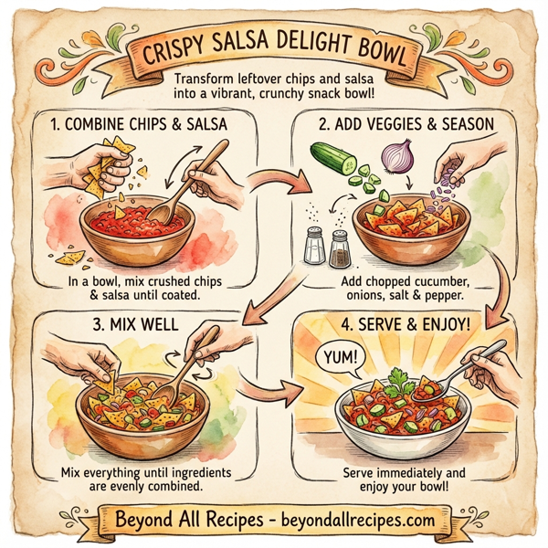 Crispy Salsa Delight Bowl instructions