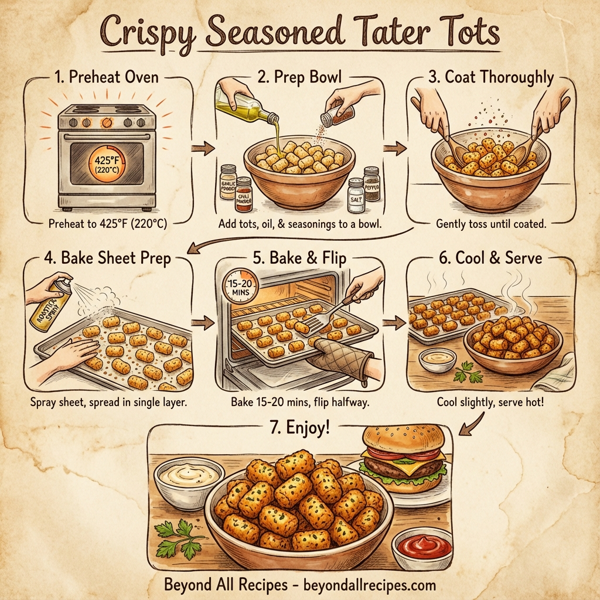 Crispy Seasoned Tater Tots instructions