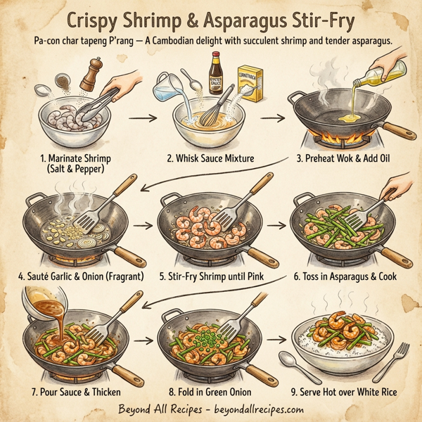 Crispy Shrimp & Asparagus Stir-Fry instructions