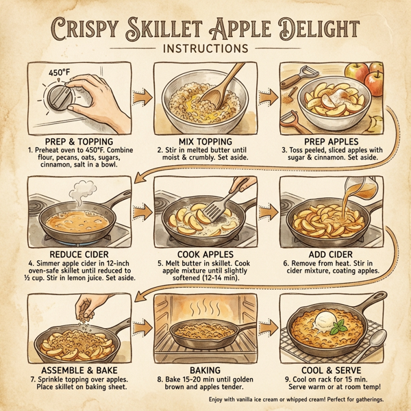 Crispy Skillet Apple Delight instructions