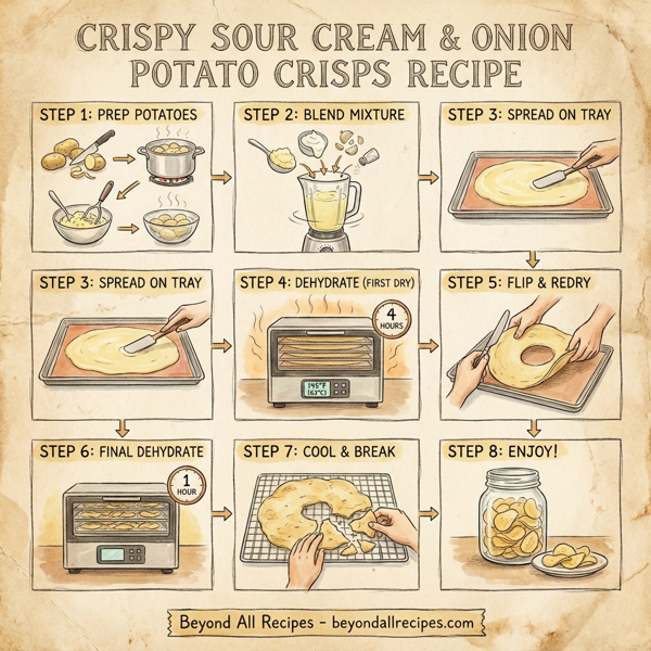 Crispy Sour Cream & Onion Potato Crisps instructions