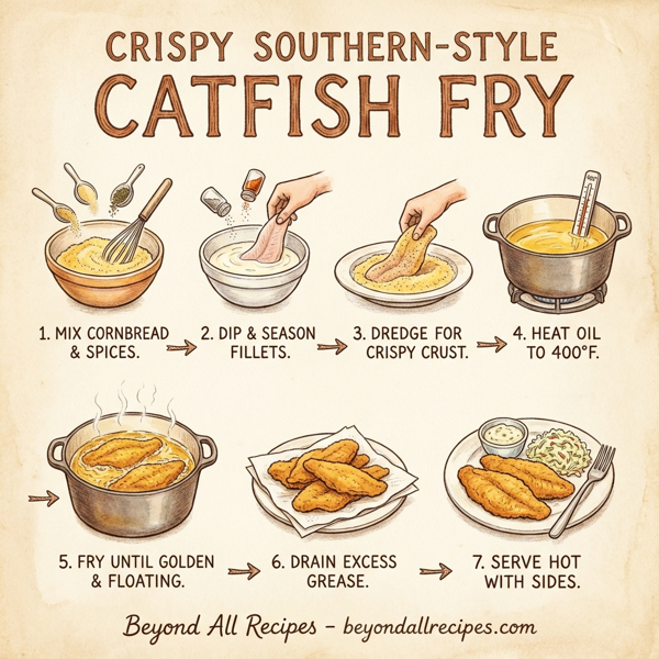 Crispy Southern-Style Catfish Fry instructions