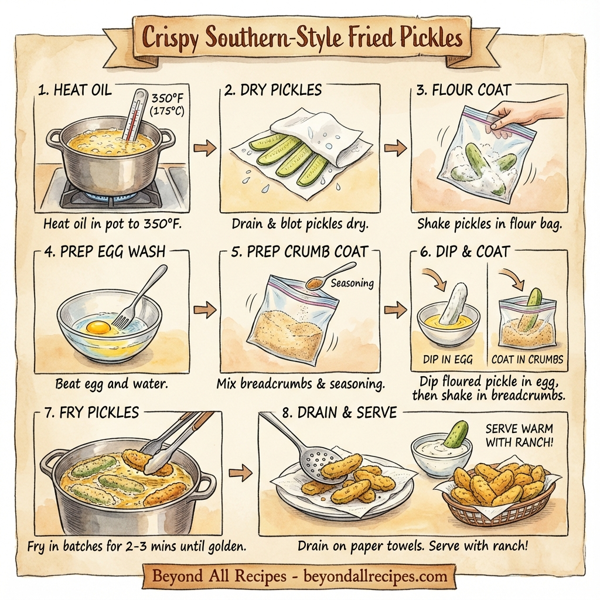 Crispy Southern-Style Fried Pickles instructions