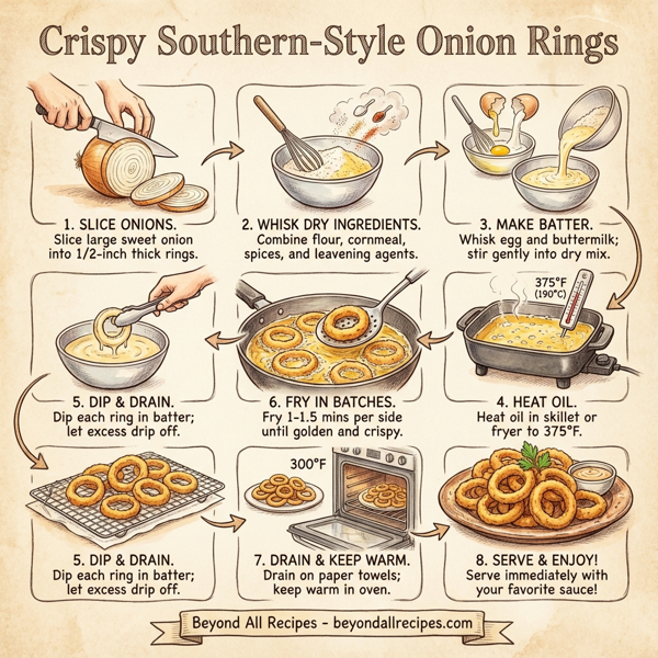 Crispy Southern-Style Onion Rings instructions