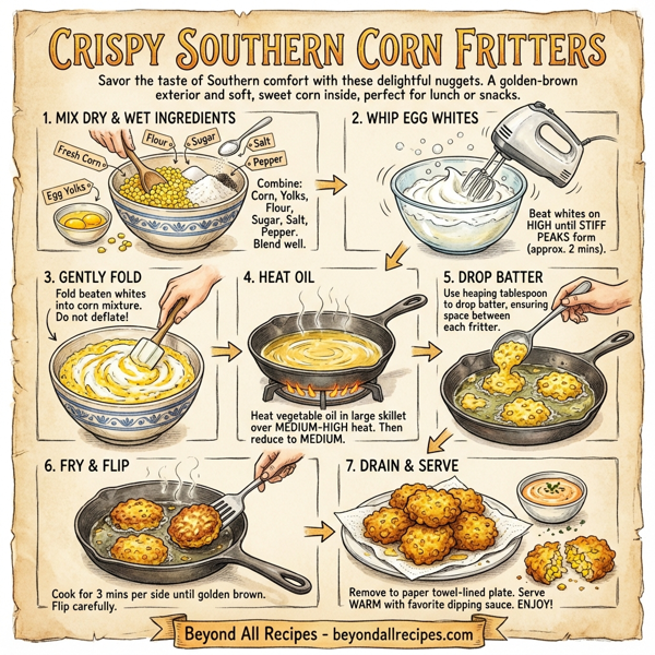 Crispy Southern Corn Fritters instructions