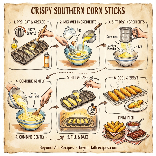 Crispy Southern Corn Sticks instructions