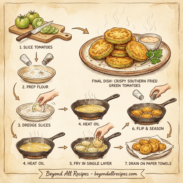 Crispy Southern Fried Green Tomatoes instructions