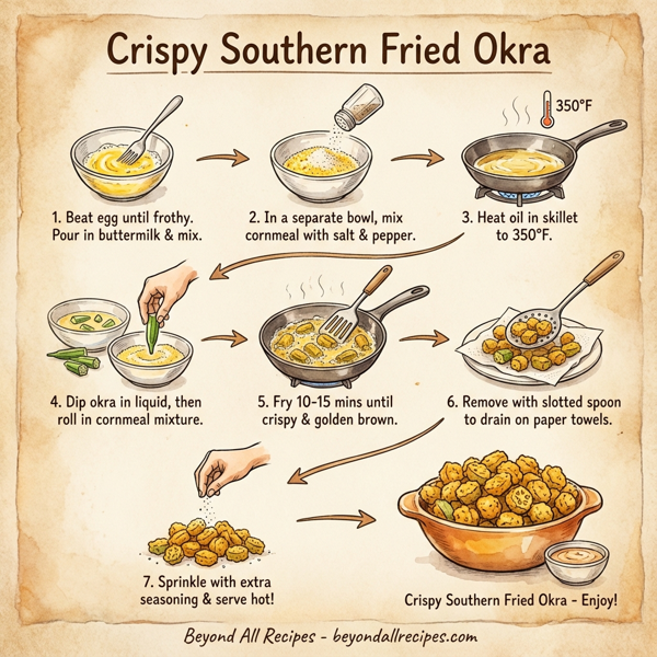 Crispy Southern Fried Okra instructions