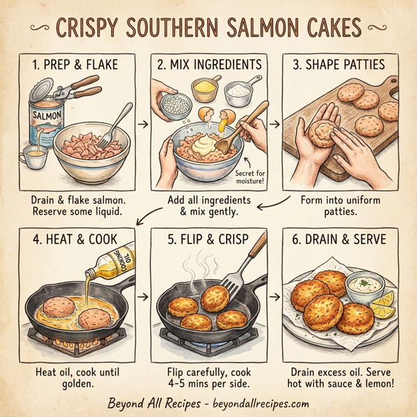Crispy Southern Salmon Cakes instructions