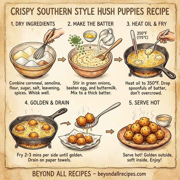 Crispy Southern Style Hush Puppies instructions