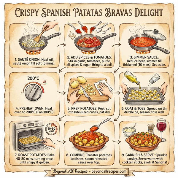 Crispy Spanish Patatas Bravas Delight instructions
