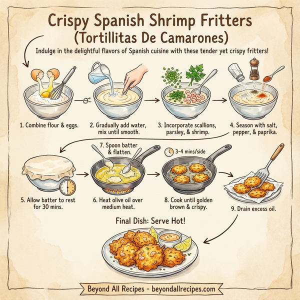 Crispy Spanish Shrimp Fritters instructions