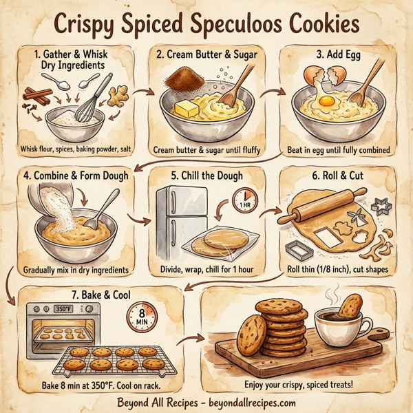Crispy Spiced Speculoos Cookies instructions