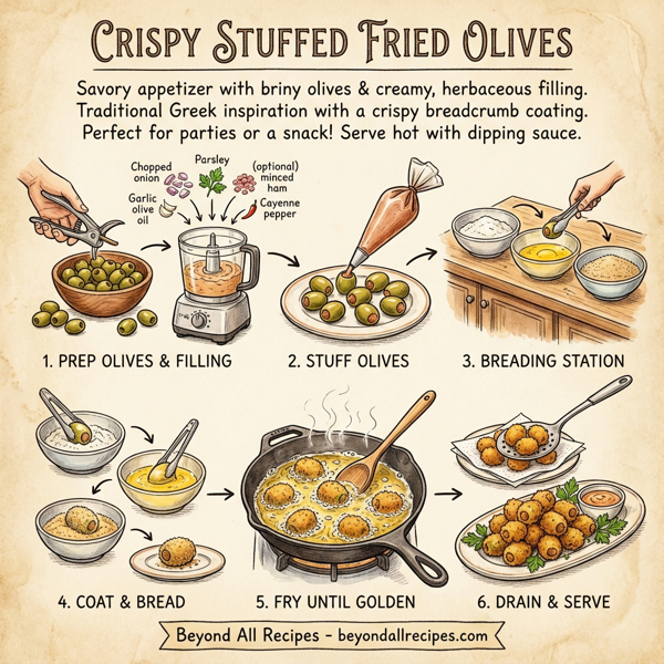 Crispy Stuffed Fried Olives instructions