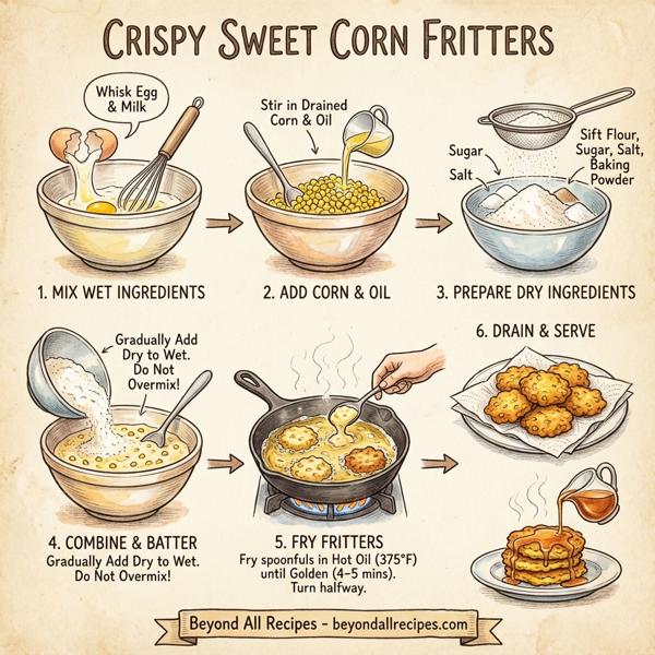 Crispy Sweet Corn Fritters instructions