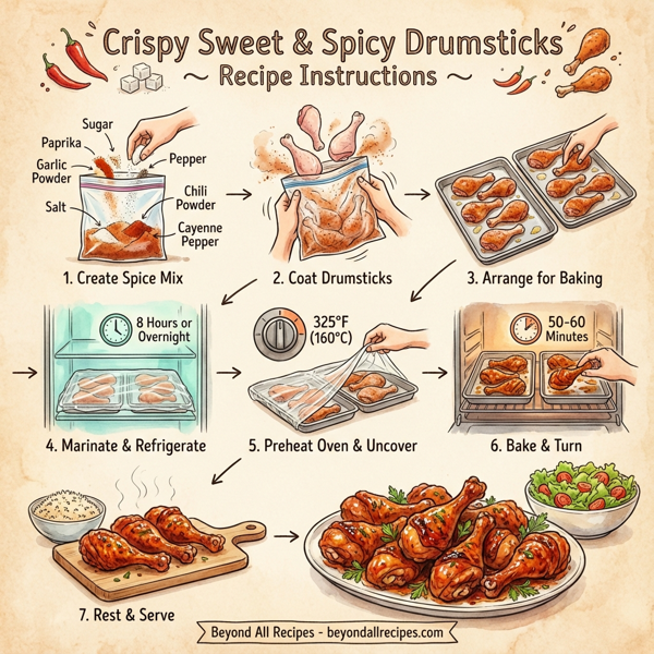 Crispy Sweet & Spicy Drumsticks instructions