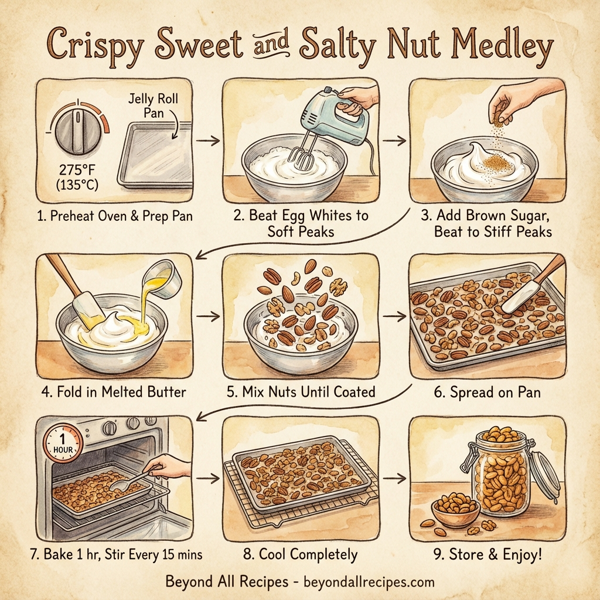Crispy Sweet and Salty Nut Medley instructions