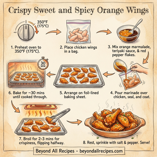 Crispy Sweet and Spicy Orange Wings instructions