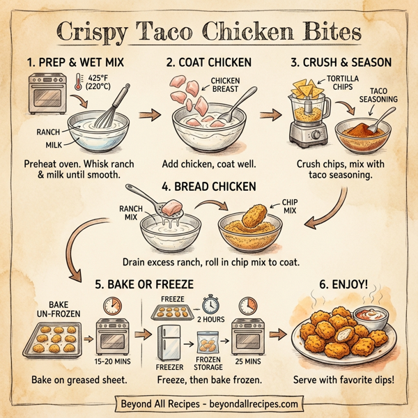 Crispy Taco Chicken Bites instructions