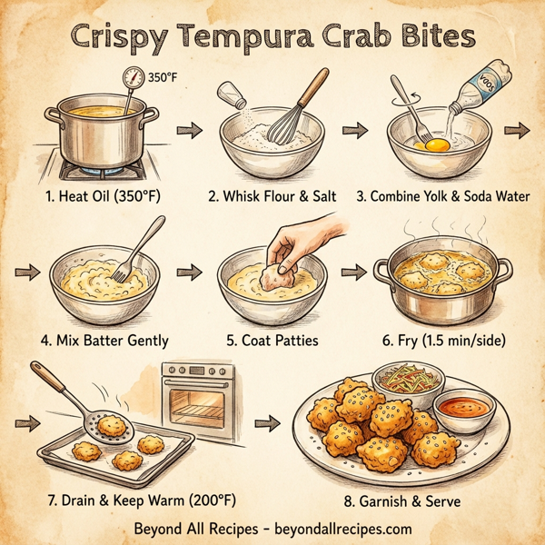 Crispy Tempura Crab Bites instructions