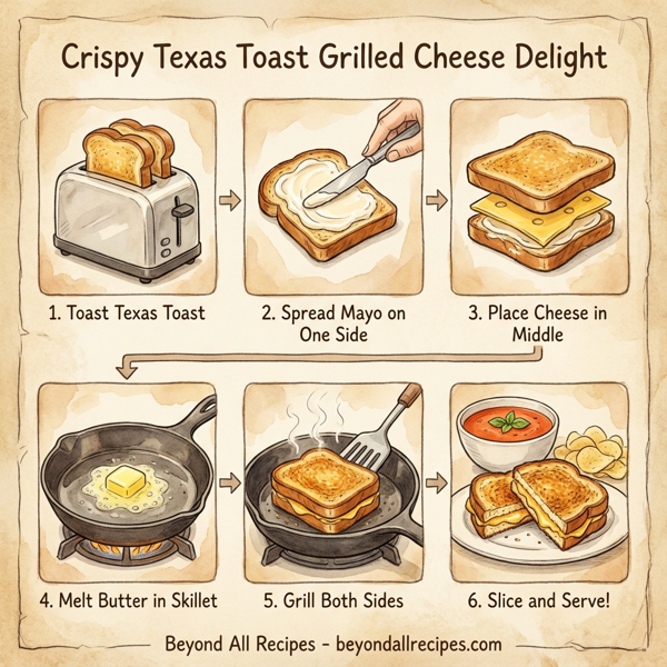 Crispy Texas Toast Grilled Cheese Delight instructions