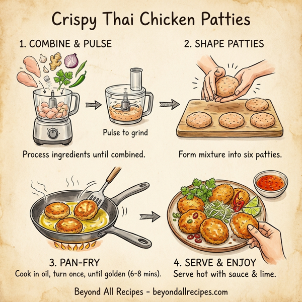 Crispy Thai Chicken Patties instructions