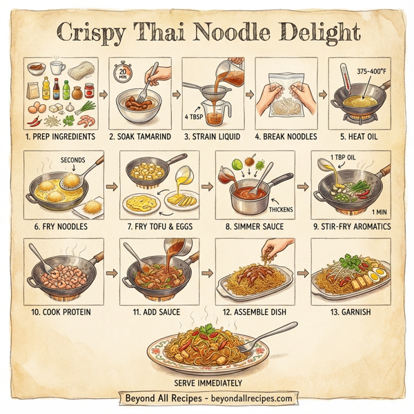 Crispy Thai Noodle Delight instructions