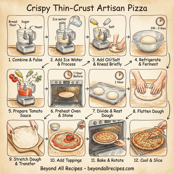 Crispy Thin-Crust Artisan Pizza instructions