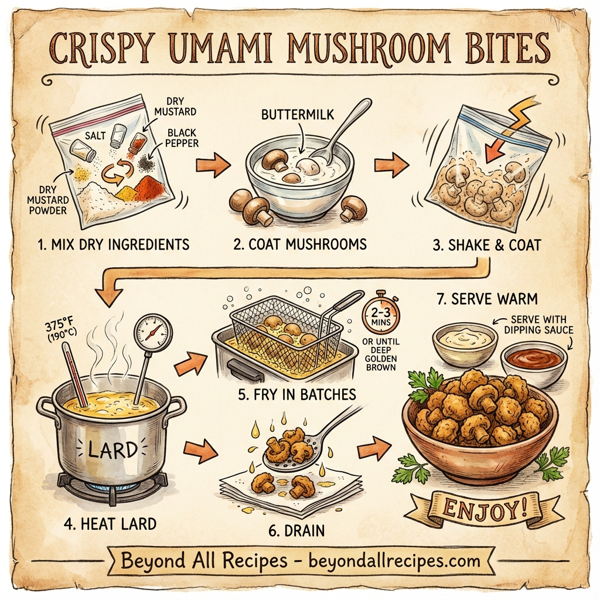 Crispy Umami Mushroom Bites instructions