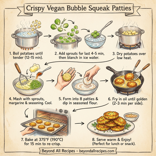 Crispy Vegan Bubble Squeak Patties instructions