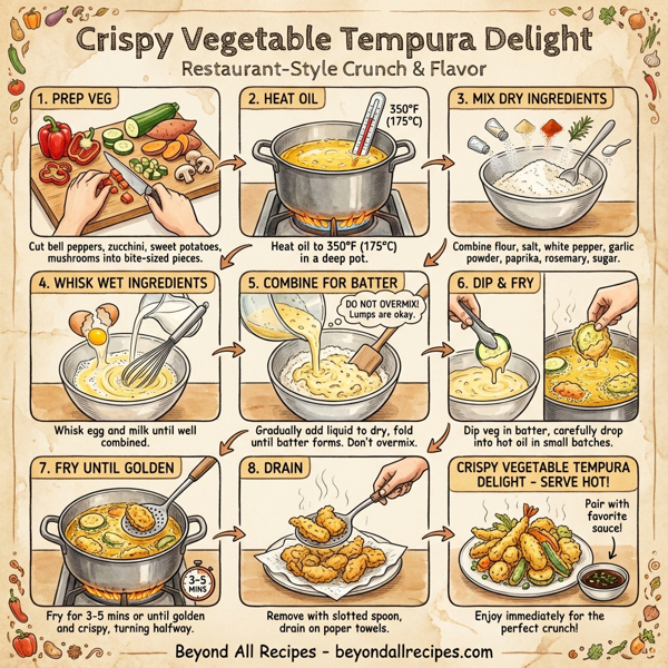 Crispy Vegetable Tempura Delight instructions