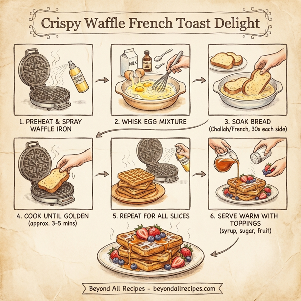 Crispy Waffle French Toast Delight instructions