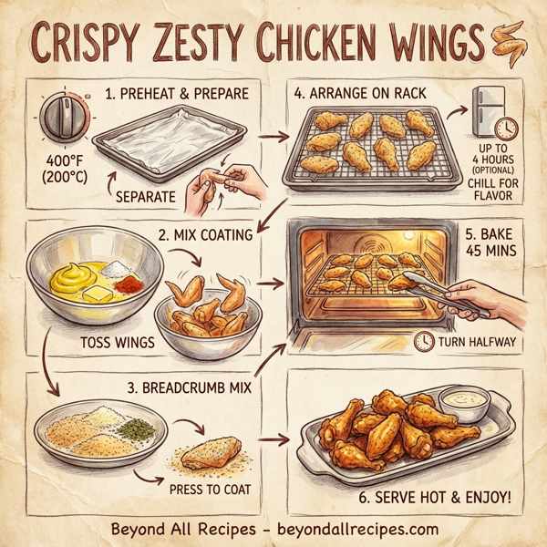 Crispy Zesty Chicken Wings instructions