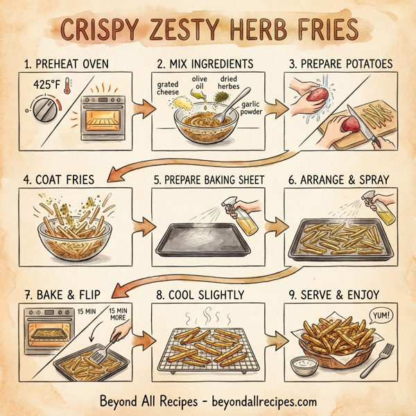 Crispy Zesty Herb Fries instructions