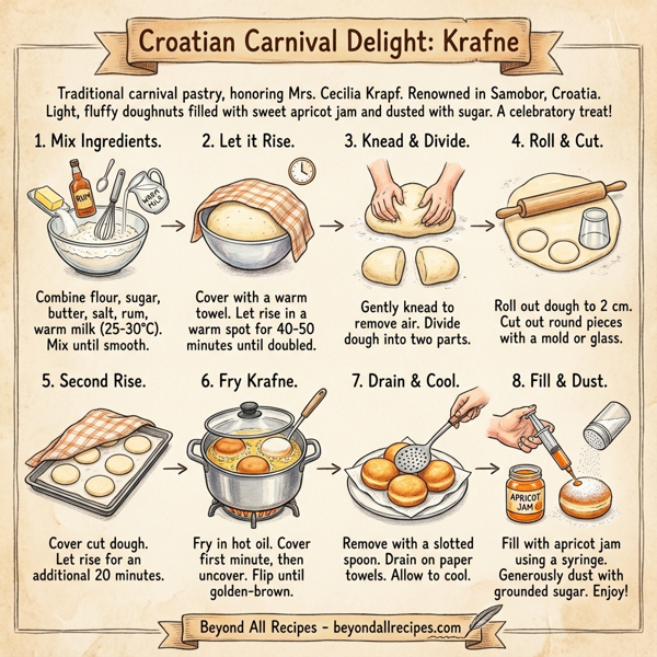 Croatian Carnival Delight: Krafne instructions