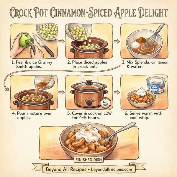 Crock Pot Cinnamon-Spiced Apple Delight instructions
