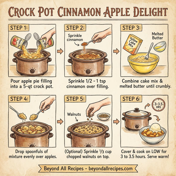 Crock Pot Cinnamon Apple Delight instructions